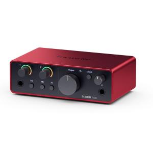 Focusrite フォーカスライト Scarlett solo (4th Gen) 2in 2out オーディオインターフェース