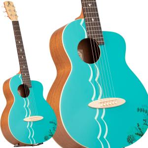 aNueNue アヌエヌエ MTK Morelos Blue ミニギター キッズギター デザインステッカー付き 海 波 モレロスブルー｜shimamura