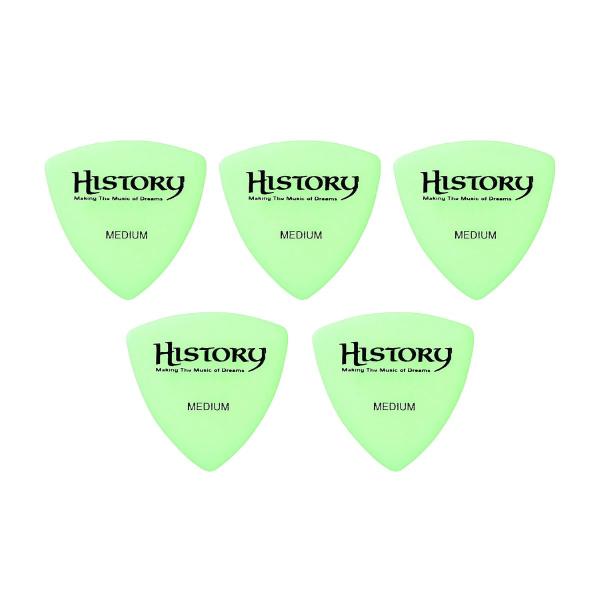 HISTORY ヒストリー HP11M(MEDIUM) ピック 5枚 セット スモールトライアングル...