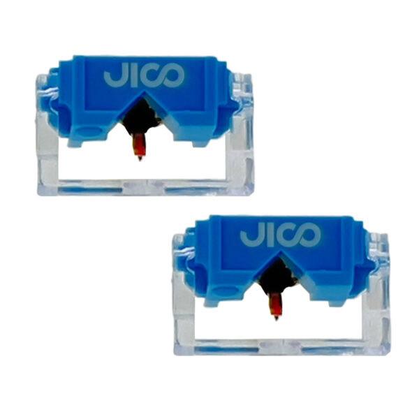 JICO ジコー N44-7 DJ IMP SD 2個セット 合成ダイヤ丸針 SHURE シュアー ...