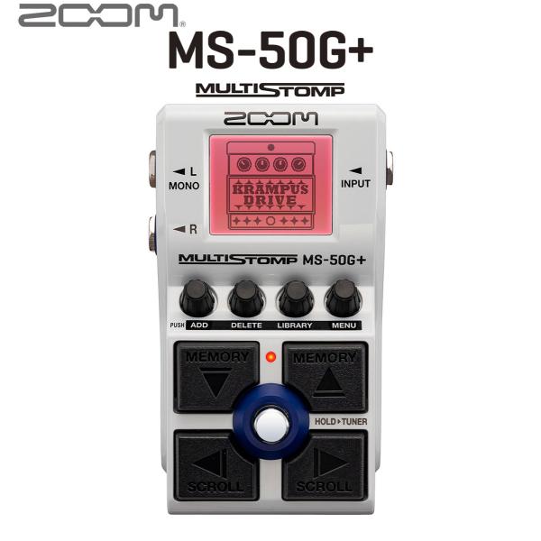 ZOOM ズーム MS-50G+ MultiStomp エフェクター マルチストンプボックス MS5...
