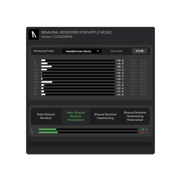 Audiomovers Binaural Renderer For Apple Music オーディ...