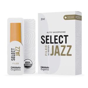 D'Addario WOODWINDS ダダリオ ORGANIC SELECT JAZZ リード アルトサックス用 硬さ：3M セレクトジャズ｜shimamura