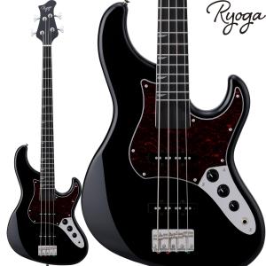 Ryoga リョウガ VAL-BASS Black エレキベース ジャズベースタイプ ベイクドメイプルネックの商品画像