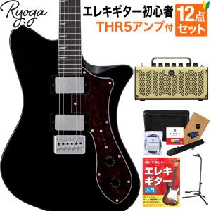 RYOGA（リョウガ） 新価格!! SKATER Black エレキギター ハムバッカー