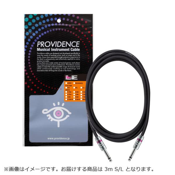 Providence プロヴィデンス LE501 3m S/L BK (ブラック) ギターケーブル