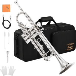 Eastar ETR-380N Silver Standard Trumpet Bb トランペット シルバー 専用ケース/クリーニングキット付属｜shimamura