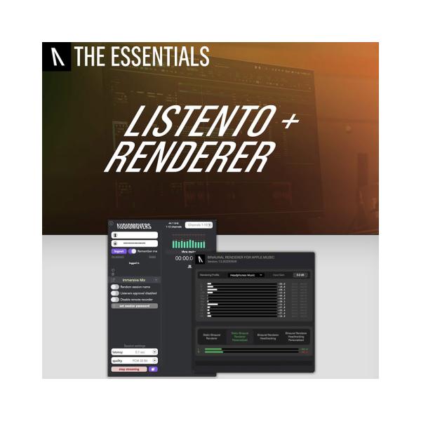 Audiomovers LISTENTO + Renderer バンドル オーディオムーバーズ [メ...