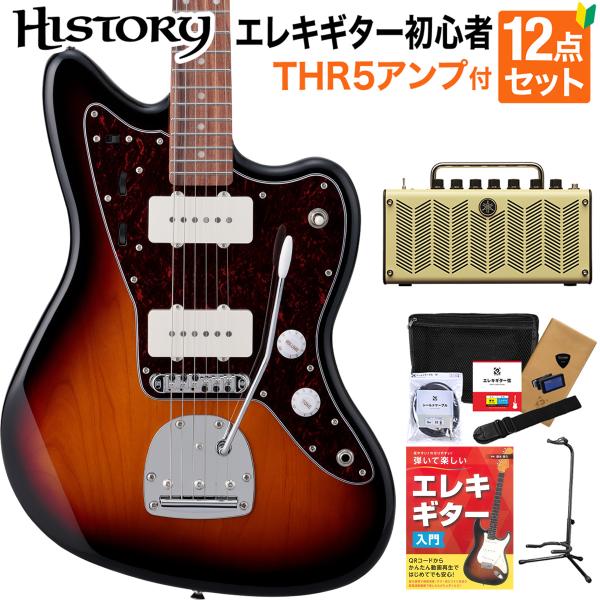 HISTORY ヒストリー HJM-Performance 3TS エレキギター初心者12点セット〔...