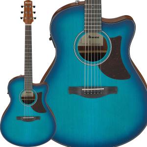 エレアコギター【発売時定価７２６００円（税込）】Ibanez ( アイバニーズ ) / AEG26II-NTC を【売価２１０００円　中古ハードケース・本革ギターストラップ付きで　定価の３割以下】 Ibanez PC34CE NT (Natural High Gloss) エレアコギター ケース付属