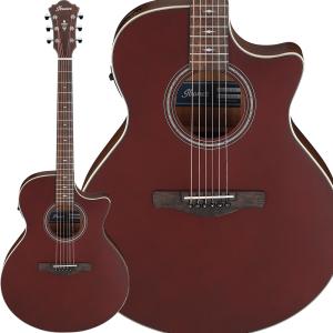 Ibanez アイバニーズ AE100 BUF (Burgundy Flat) エレアコギター ソフトケース付属｜shimamura