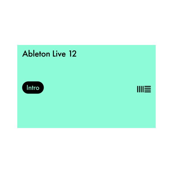 Ableton エイブルトン Live12 Intro 通常版  メール納品 代引き不可