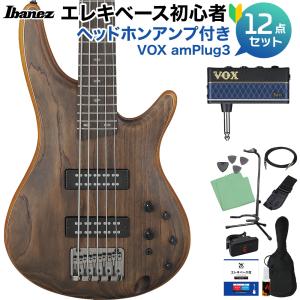 Ibanez（アイバニーズ） SR6AH SUF 6弦ベース初心者12点セット 多機能