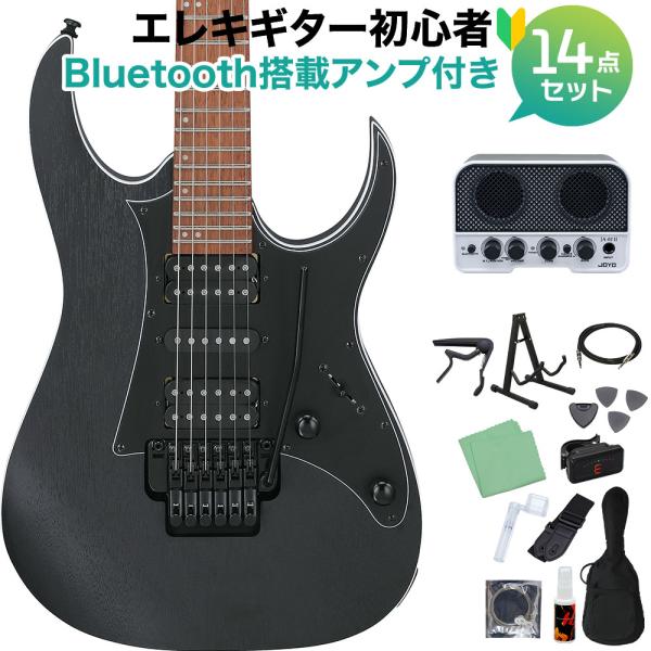 Ibanez アイバニーズ RG450B WK エレキギター初心者14点セット 〔Bluetooth...