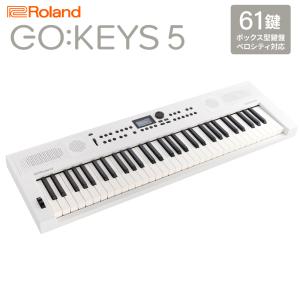 Roland ローランド GO:KEYS5 WH ホワイト ポータブルキーボード 61鍵盤 〔2024/04/26発売予定〕｜shimamura