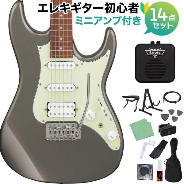 Ibanez アイバニーズ AZES40-TUN エレキギター初心者14点セット 〔ミニアンプ付き〕...