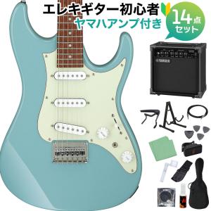 Ibanez アイバニーズ AZES31-PRB エレキギター初心者14点セット 〔ヤマハアンプ付き〕 ノントレモロ ハムバッカー・シュミレーション搭載｜shimamura