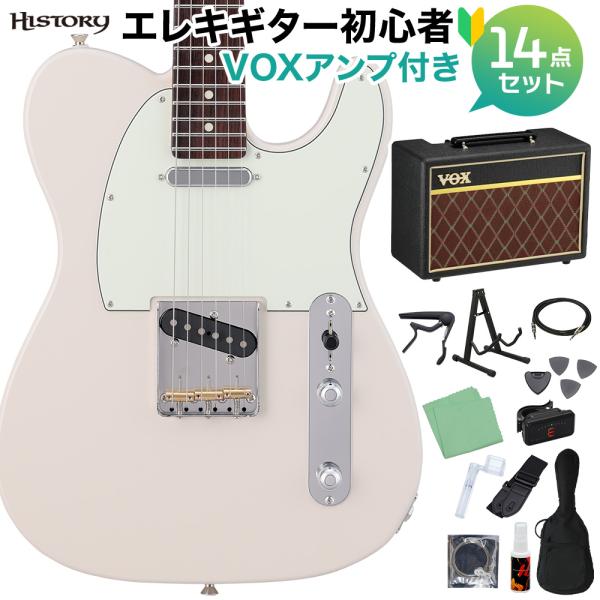 HISTORY ヒストリー HTL-Standard/VC VWH エレキギター 初心者14点set...