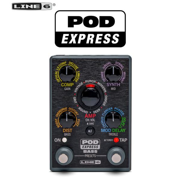 LINE6 ラインシックス POD Express Bass ベース用 アンプシュミレーター