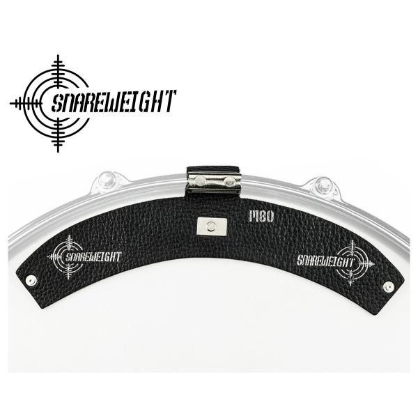 SNAREWEIGHT スネアウェイト M80 Black (ブラック) レザー製ミュート ドラム用...