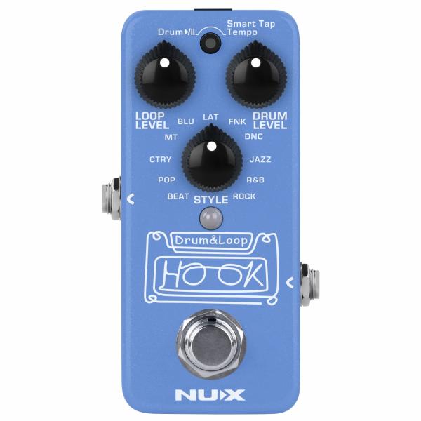 NUX ニューエックス NDL-3 HOOK ルーパー ドラムマシン搭載 ミニペダル リズムマシン ...