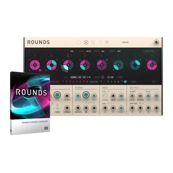 Native Instruments (NI) ネイティブインストゥルメンツ Rounds メール納...
