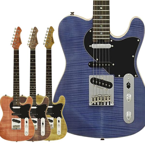 AriaProII アリアプロ2 615-AE200(B) エレキギター テレキャスタイプ フレイム...