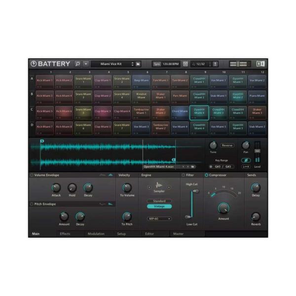 Native Instruments (NI) ネイティブインストゥルメンツ Battery 4  ...