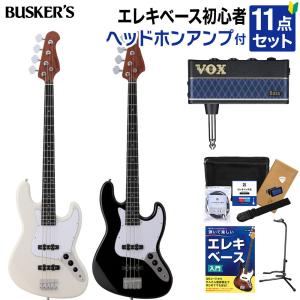 BUSKERS バスカーズ BJBジャズベースタイプ エレキベース BUSKER'S BJB-Standard ジャズベースタイプ ローステッド