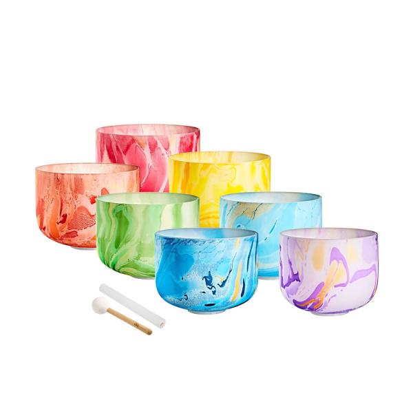 MEINL Sonic Energy Marble Crystal Singing Bowls Ch...