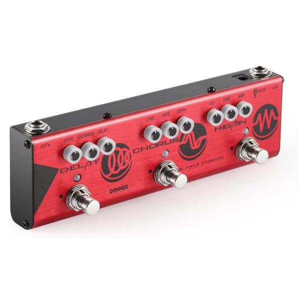 Donner ドナー Alpha Force ディストーション コーラス ディレイ アナログマルチエ...