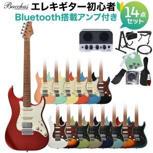 BUSKER'S バスカーズ BLC-500 BLK エレキギター初心者12点セットTHR5