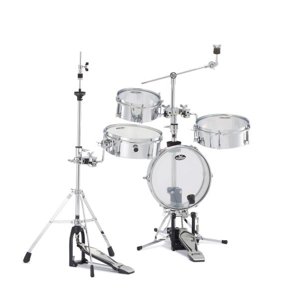 Pearl パール RT-5124CM リズムトラベラー ライト METAL コンパクトドラムセット...