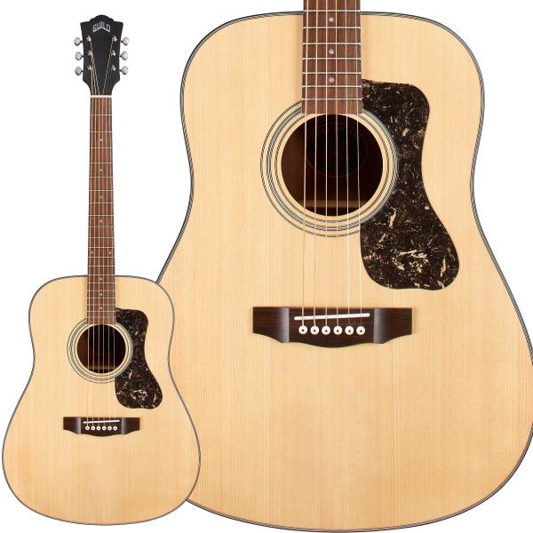 Guild ギルド D-340 アコースティックギター ドレッドノート スプルース単板トップ オープ...