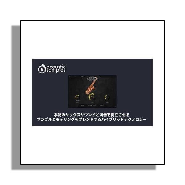 Acoustic Samples VHorns Tenor Saxophone ソフト音源 サックス...