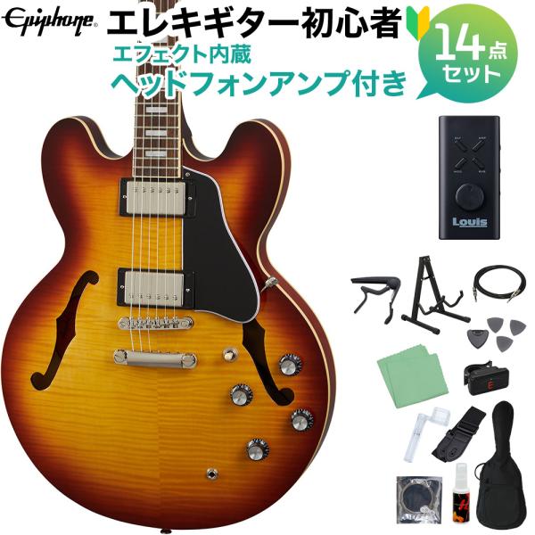 Epiphone エピフォン ES-335 Figured Raspberry Tea Burst ...