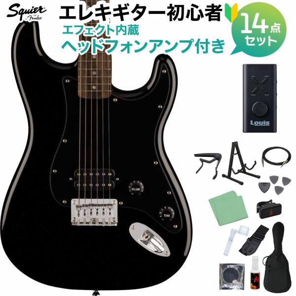 Squier by Fender SONIC STRATOCASTER HT H Black 初心者...