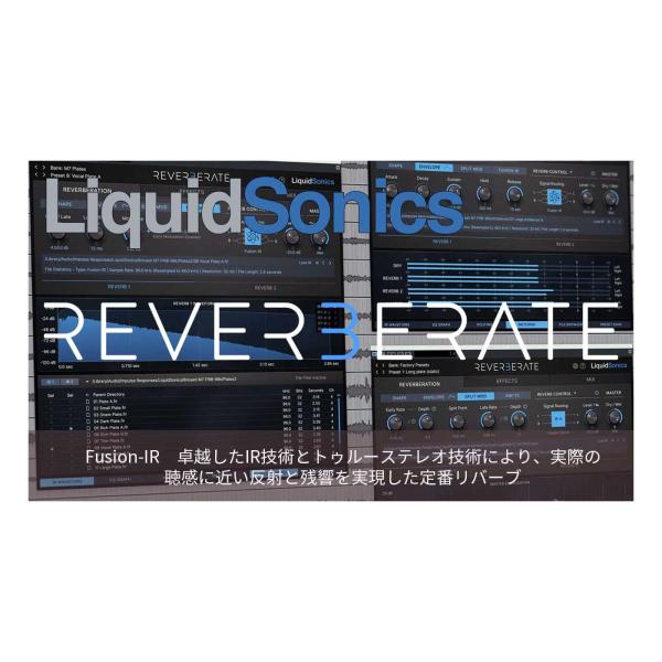 LiquidSonics リクイッドソニックス Reverberate3 プラグインエフェクト メー...