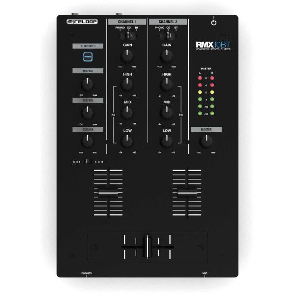 Reloop リループ RMX-10 BT DJミキサー Bluetooth入力機能搭載 2ch