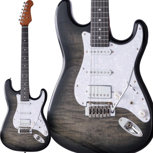 HISTORY ヒストリー HST/SSH-Perf/QM エレキギター ギグケース付属 キルトメイ...