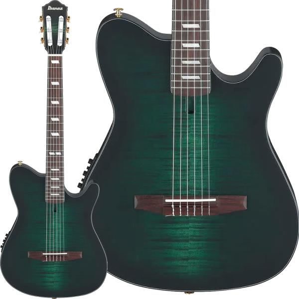 Ibanez アイバニーズ FRH20FMN DGL エレガットギター フレイムメイプルトップ