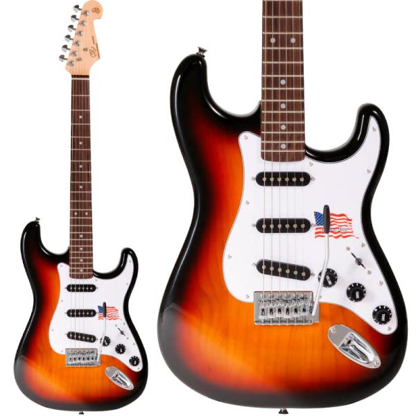 SX エスエックス SST/ALDER/R/3TS エレキギター ストラトキャスタータイプ アルダー...