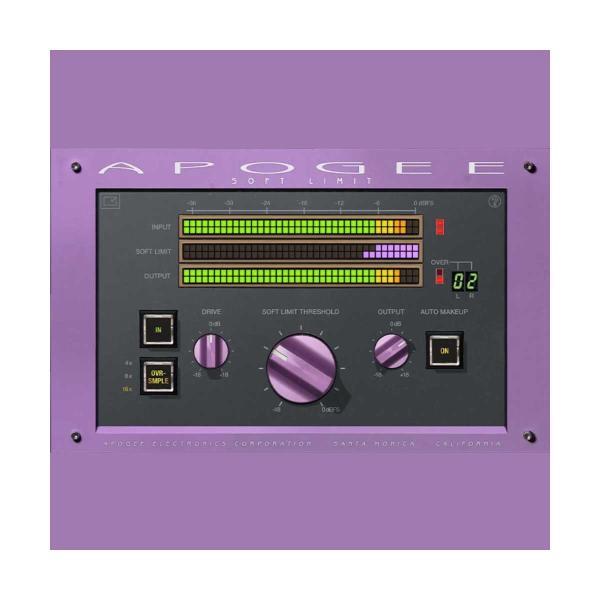Apogee アポジー Soft Limit Native Plugin - Analog Tape...