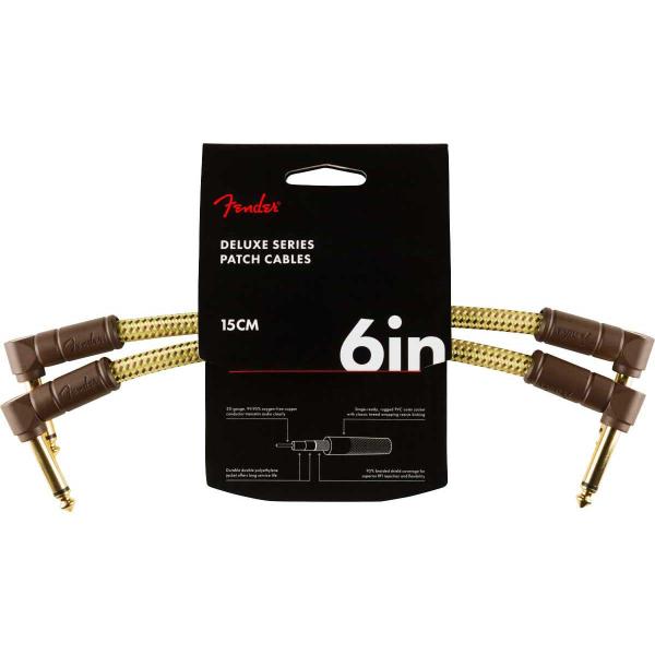 Fender フェンダー Deluxe Series Patch Cables (2-Pack) 6...