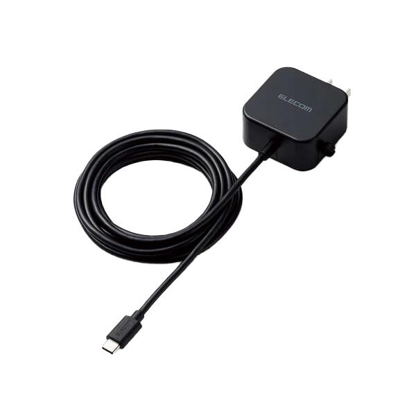 ELECOM エレコム MPA-ACC21BK USB Type-C コード付き電源アダプター AG...