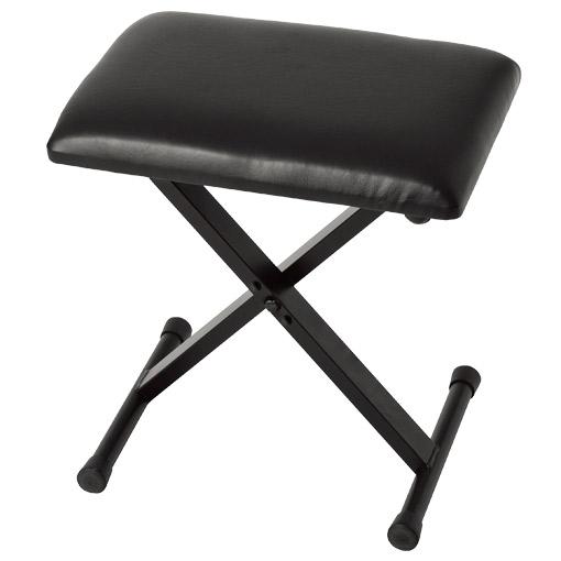 KORG コルグ PC-110 ブラック ピアノ キーボードベンチ 折りたたみ椅子 X型イス アウト...