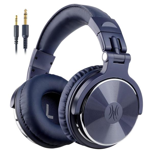 OneOdio ワンオーディオ Pro 10 Dark Blue モニターヘッドホン DJ用 楽器練...