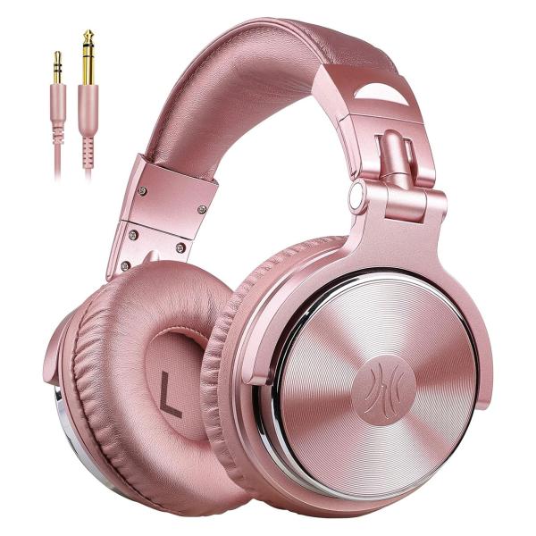 OneOdio ワンオーディオ Pro 10 Rose Gold モニターヘッドホン DJ用 楽器練...