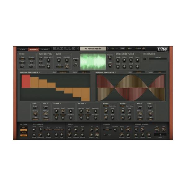 特価 2025/12/02迄 u-he ユーヒー Bazille デジタル モジュラー シンセシス ...