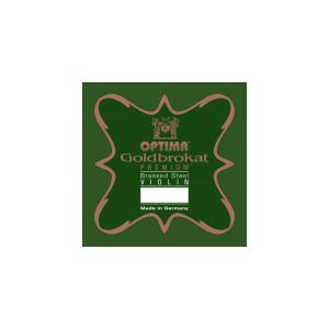 OPTIMA オプティマ G.1071.26.L バイオリン弦 ゴールドブラカット プレミアム真鍮メッキ 0.26 ループエンド